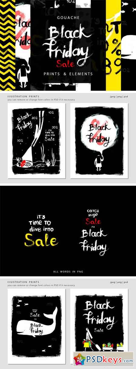 Gouache Black Friday & Sale Designs 2040437