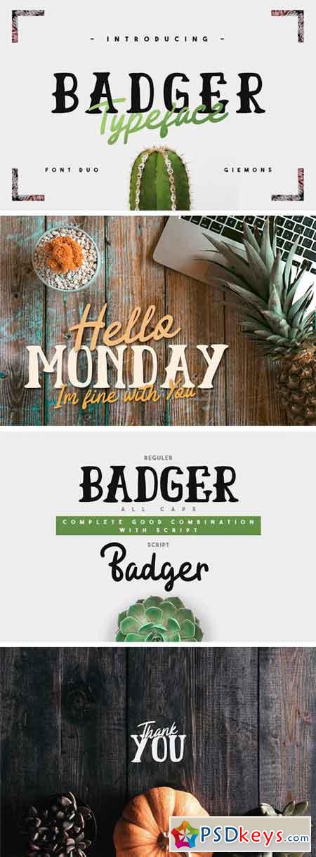 Badger Typeface 2021713