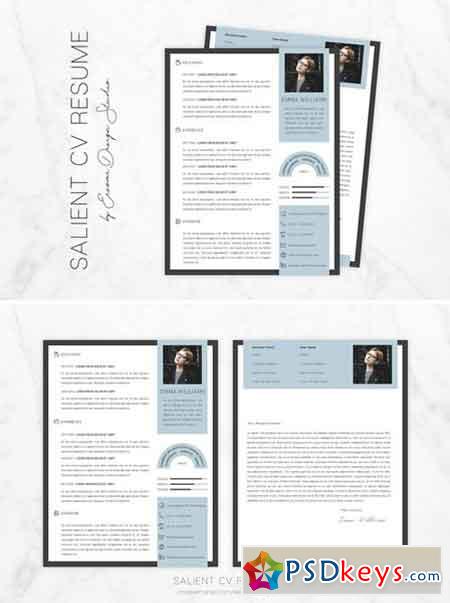 CV Resume Template and Cover Letter 2005294