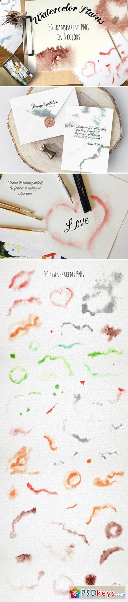 Watercolor Stains 2006350