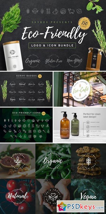 Eco-Friendly Logo & Icon Bundle 1975736