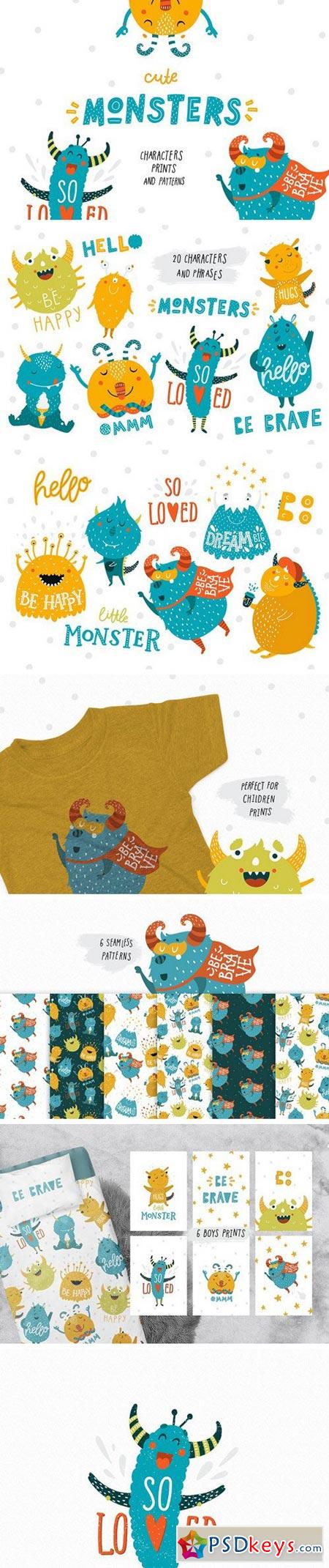 Cute Monsters - Kids collection 1613310