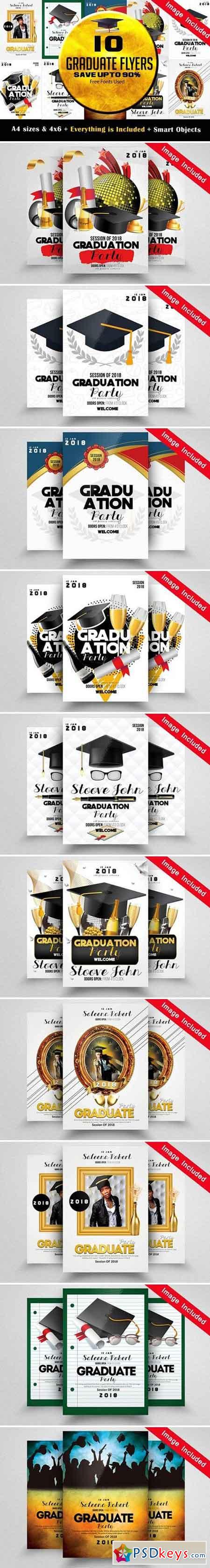 10 Graduate Flyer Bundle Vol.01 1717944