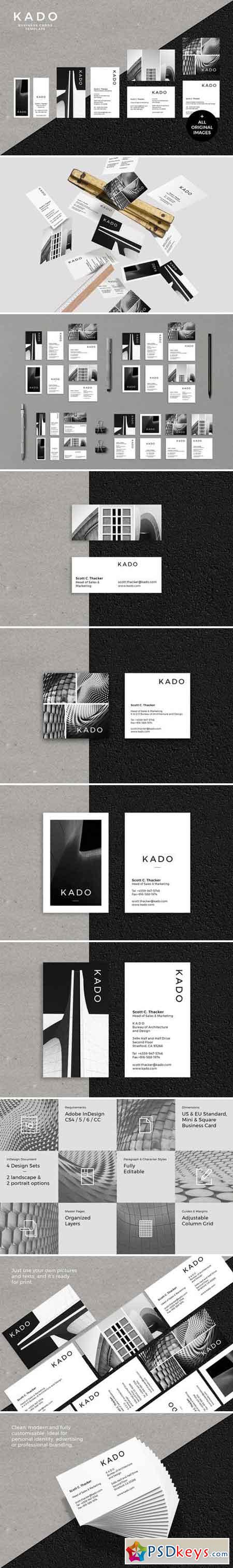 K A D O Business Cards Template 2023471
