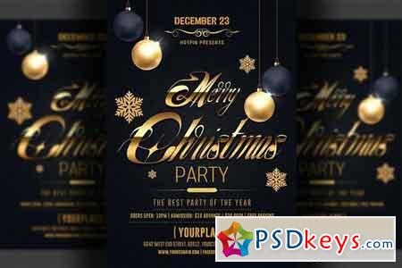 Classy Christmas Flyer Template 2024915