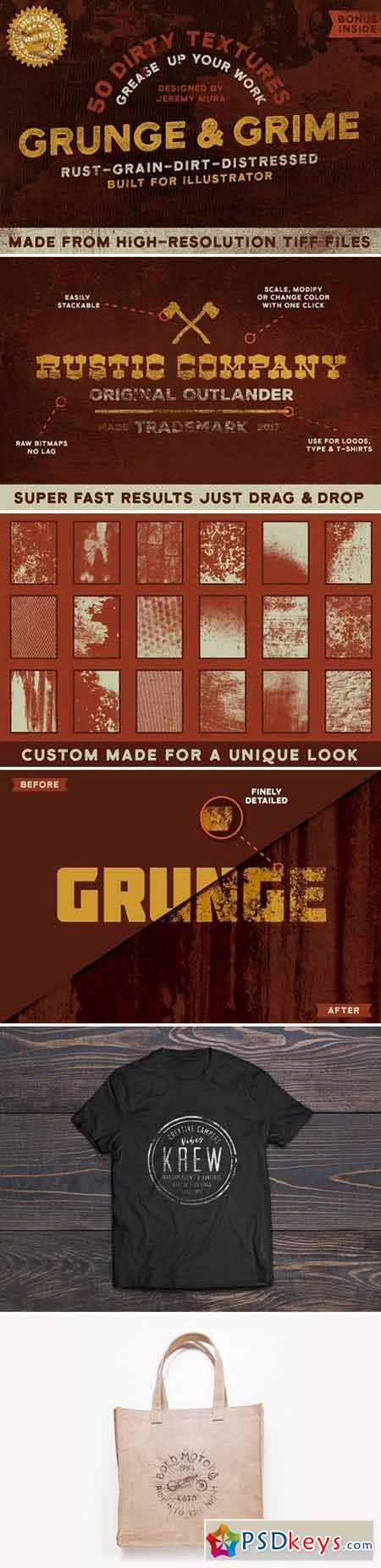 50 Grunge & Grime Textures 1727274