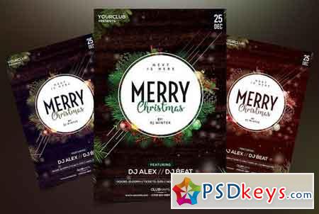 Merry Christmas 2018 - PSD Flyer 2022441