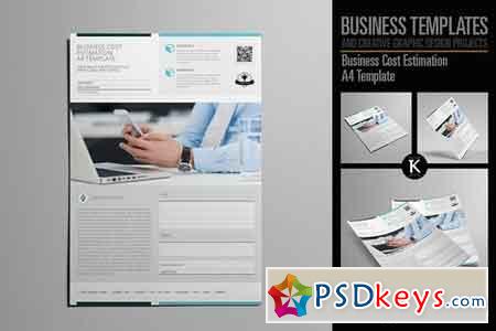 Business Cost Estimation A4 Template 2041491