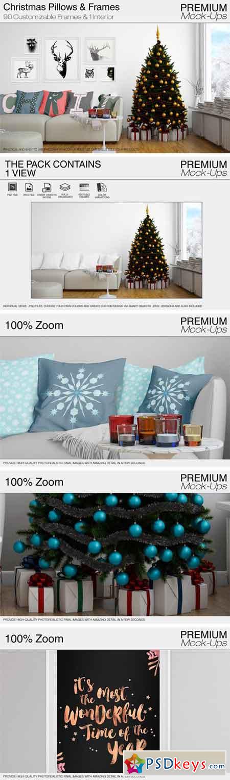 Christmas Pillows & Frames Pack 2051404