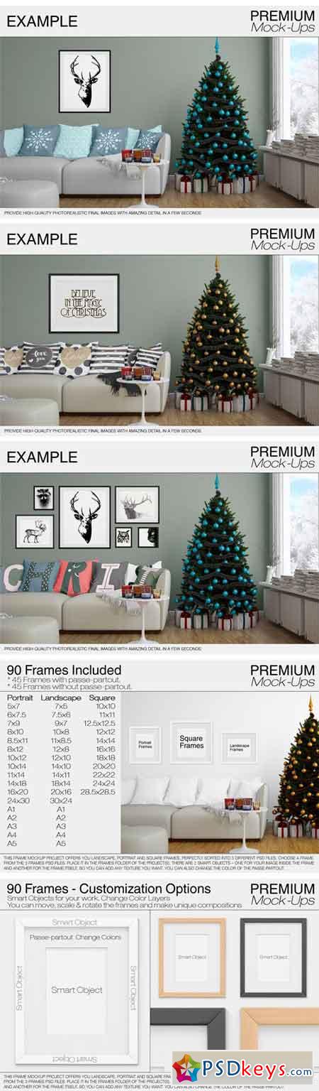 Christmas Pillows & Frames Pack 2051404