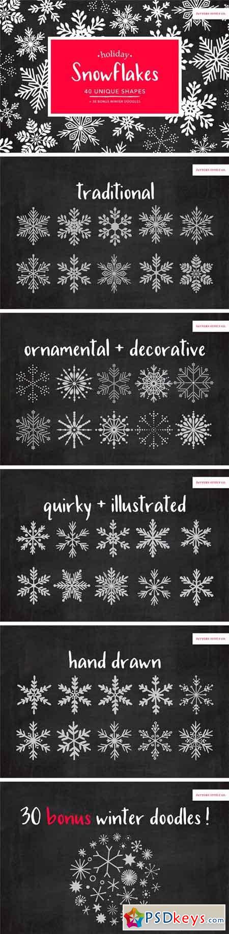Holiday Winter Snowflakes 2042916