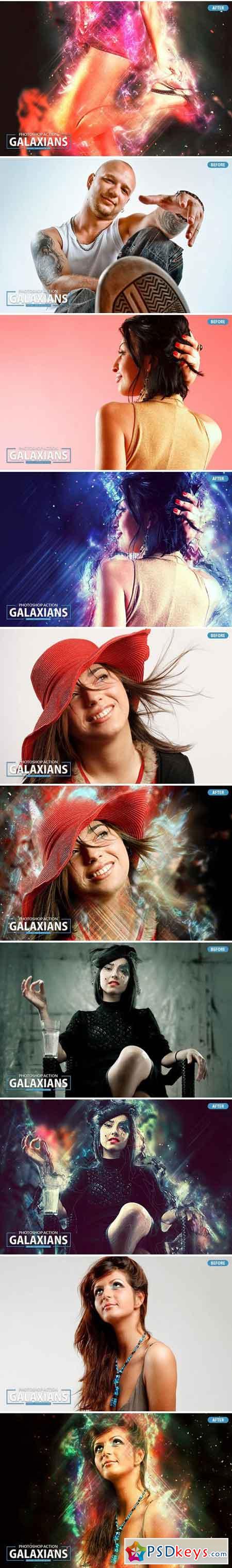 Galaxians Photoshop Action 1201746