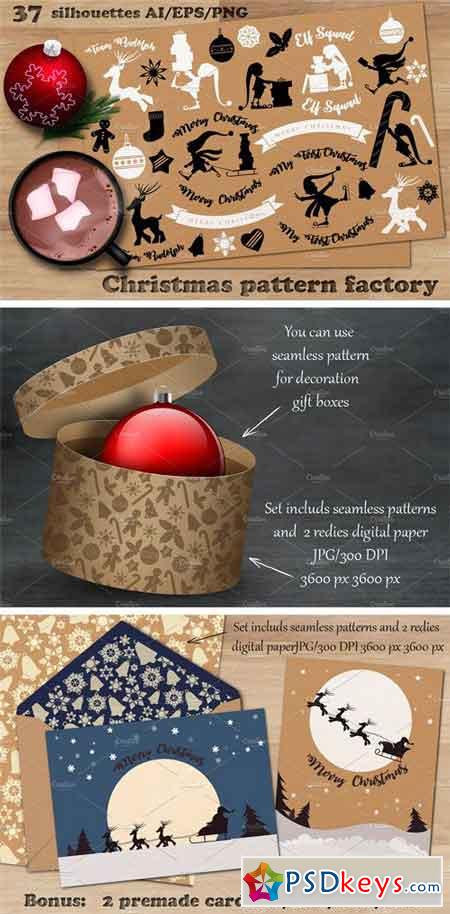 Christmas Pattern Factory Bundle 2040209