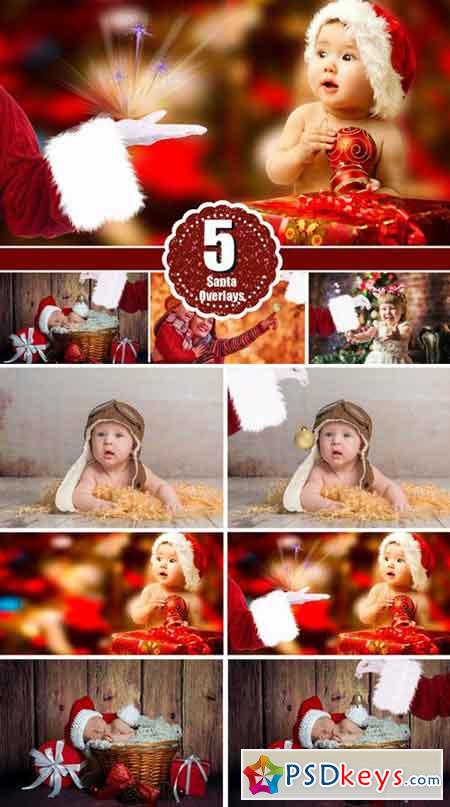 Santa Hand, Christmas photo overlays 2067307