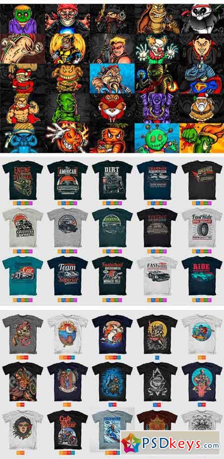 100 T-Shirt Designs 2037879