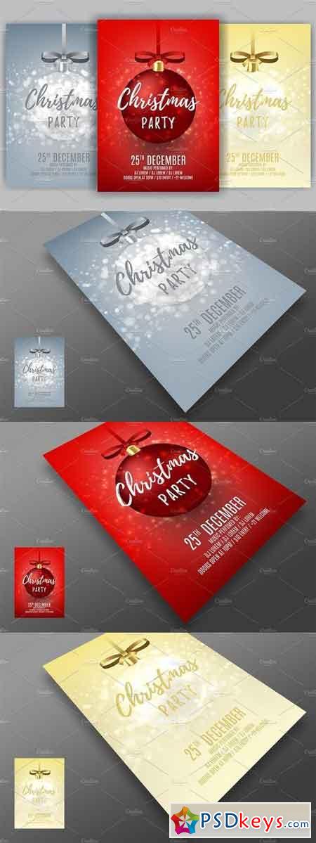 Collection of Christmas party flyers 987033