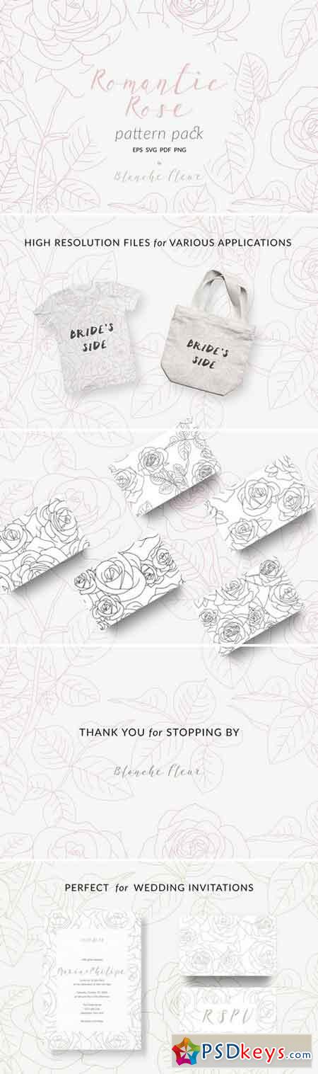 Romantic Rose Pattern Pack 2086792