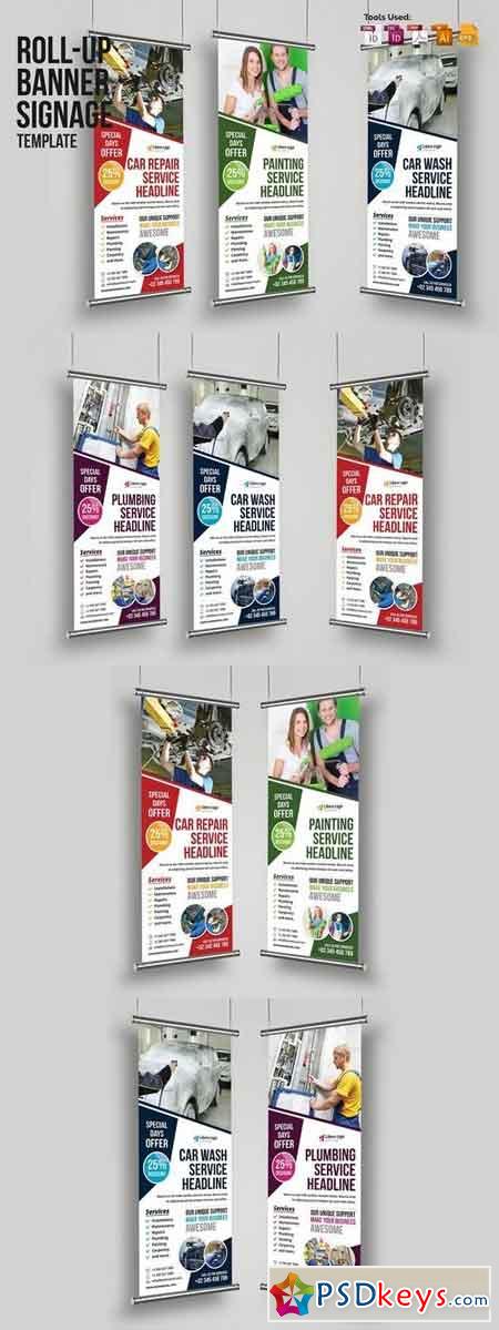 Roll-Up Banner Signage v3 695572