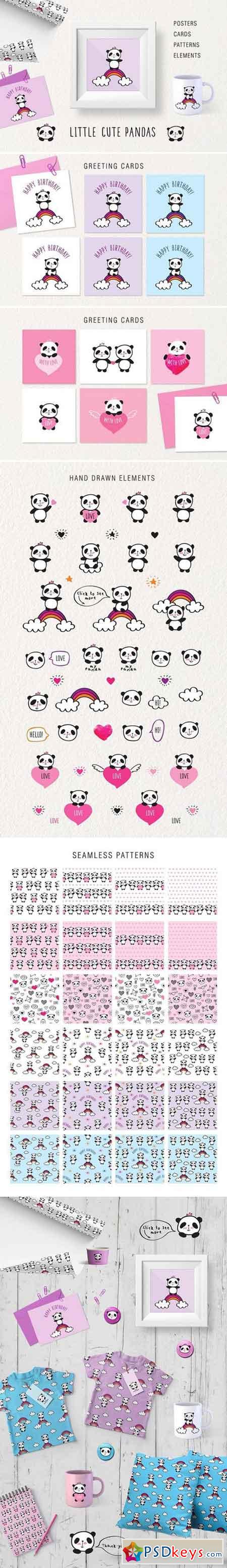Little cute pandas 2069611