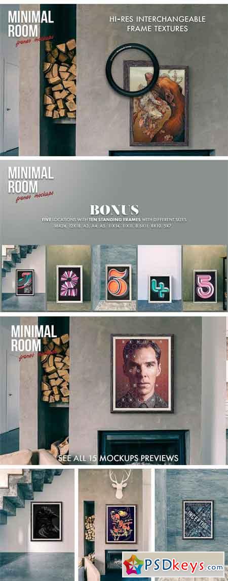 Minimal Room - Frames Mockups 2052925