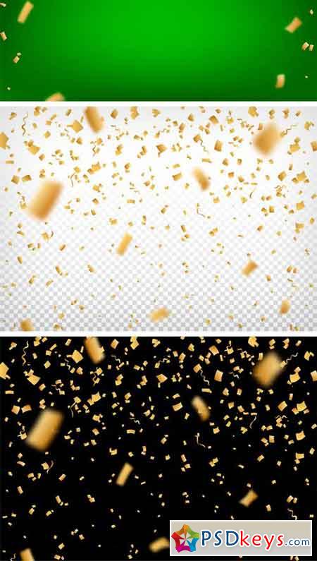 Confetti, Glitters. Vector + JPG + PNG 2053897