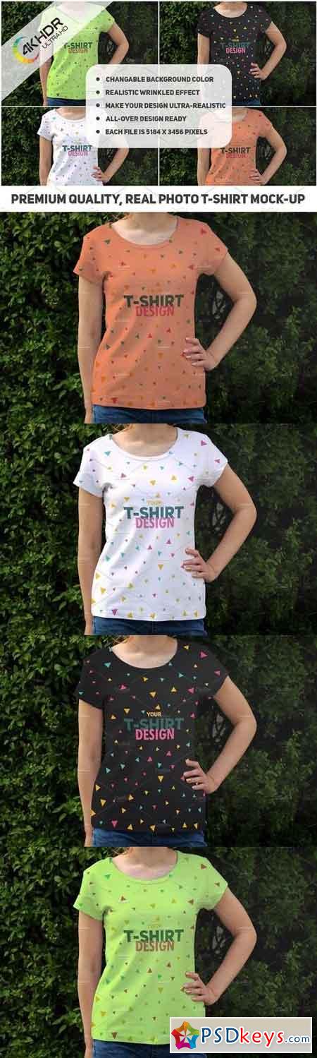 Download T-Shirt All-over Mock-up#2 1466075 » Free Download ...