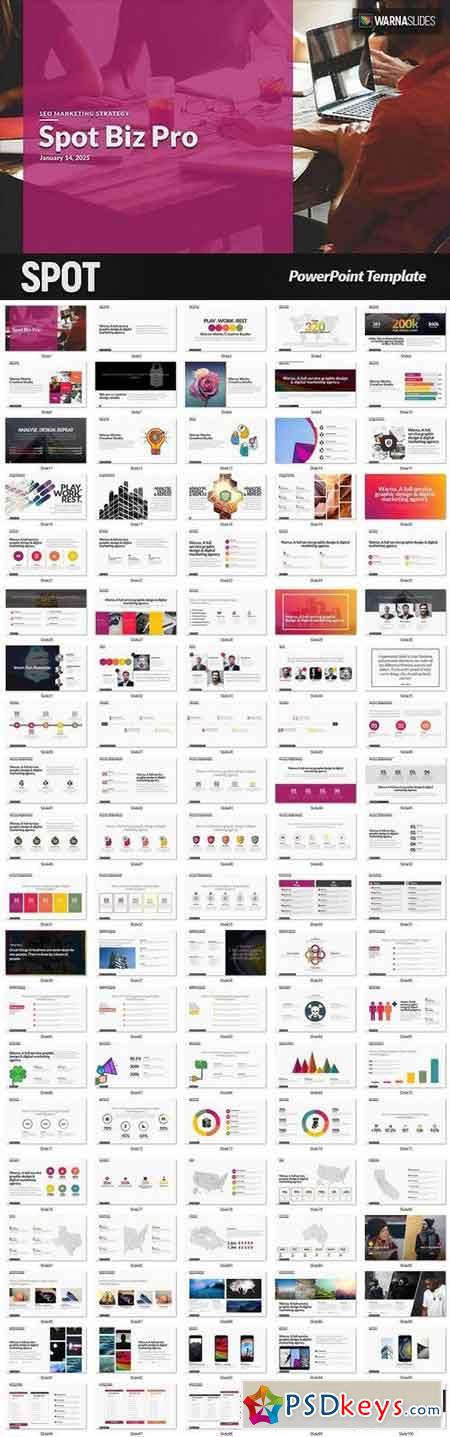 Spot PowerPoint Template 1845007