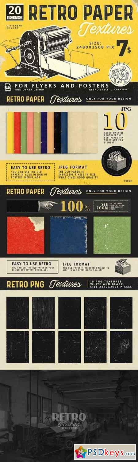 Retro Paper Textures 1658035