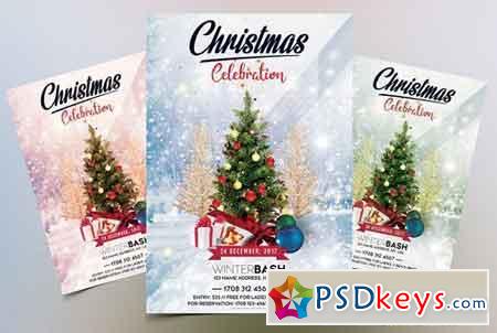 Christmas Celebration - PSD Flyer 2087647