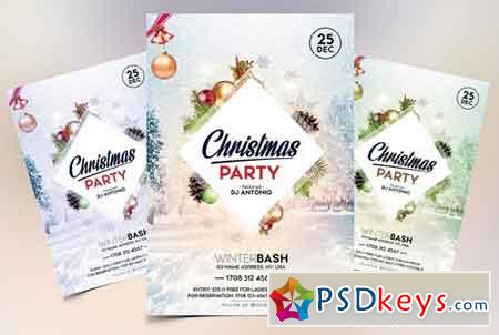 Christmas Party - PSD Flyer Template 2078549