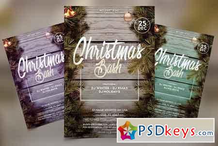 Christmas Bash - Winter PSD Flyer 2068472