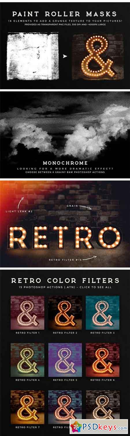 Photoshop Retro Photo Kit 2084306