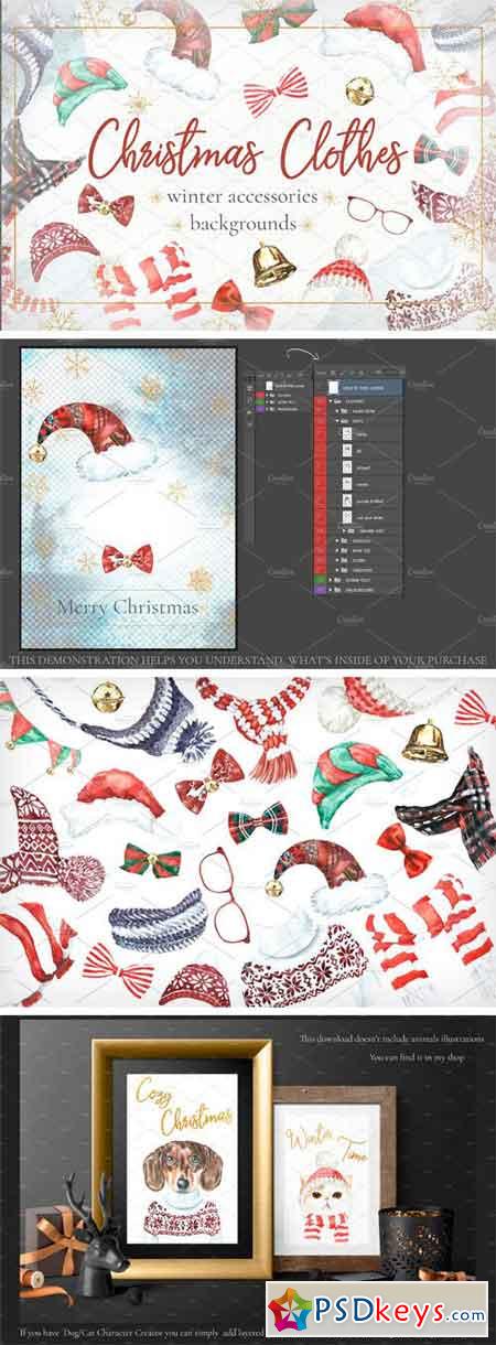 Christmas Clothes Winter Clipart 2064262