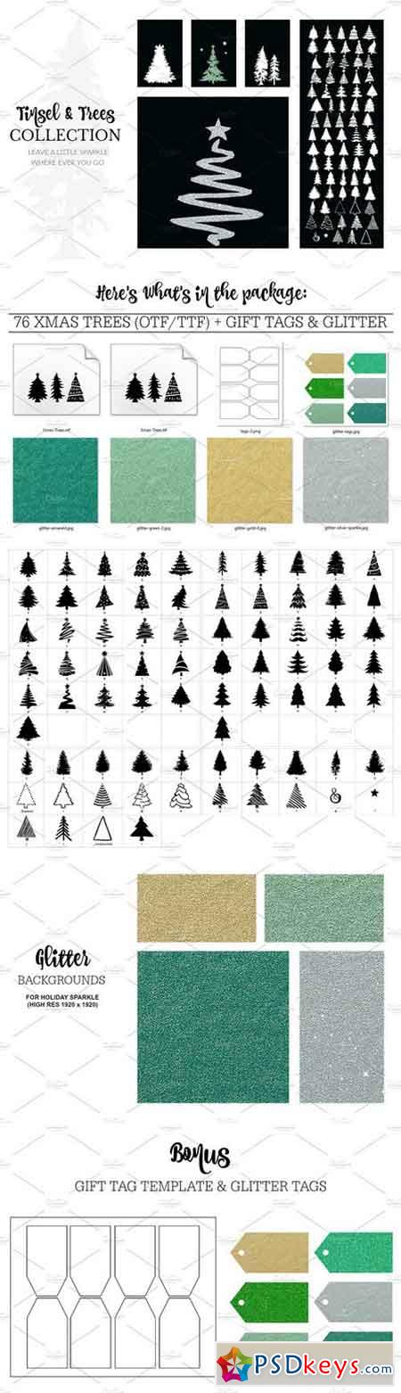 Christmas Trees Font 2121828