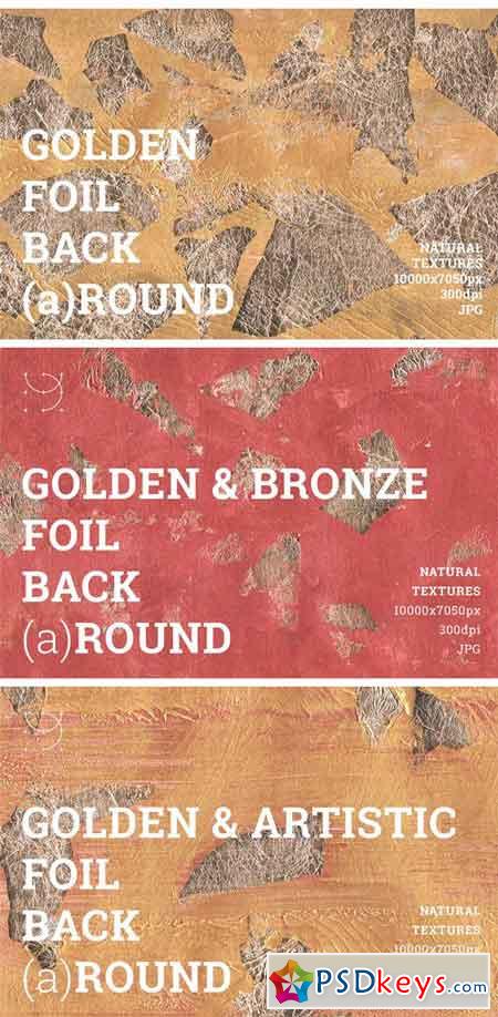 Gold Foil Bronze Texture Backgrounds 2131431
