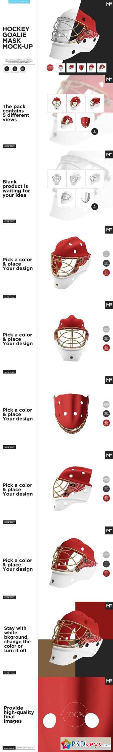 Hockey Goalie Mask Mock-up 1900178