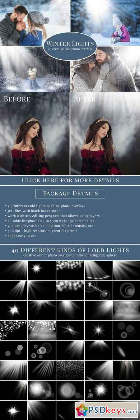 Winter Lights photo overlays 2064110