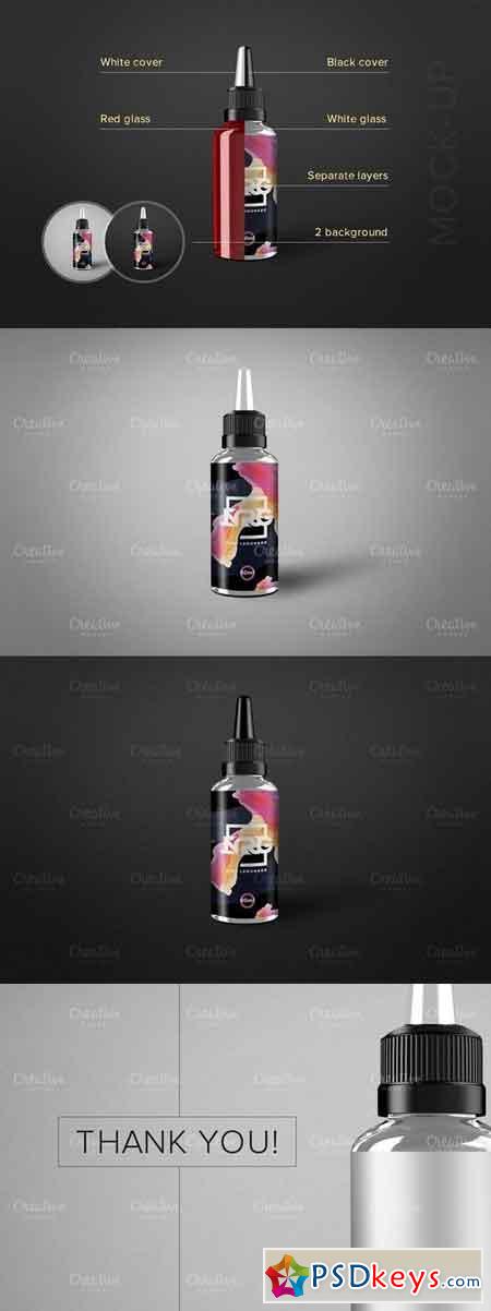 E-liquid Bottle Mockup Vape 2019014