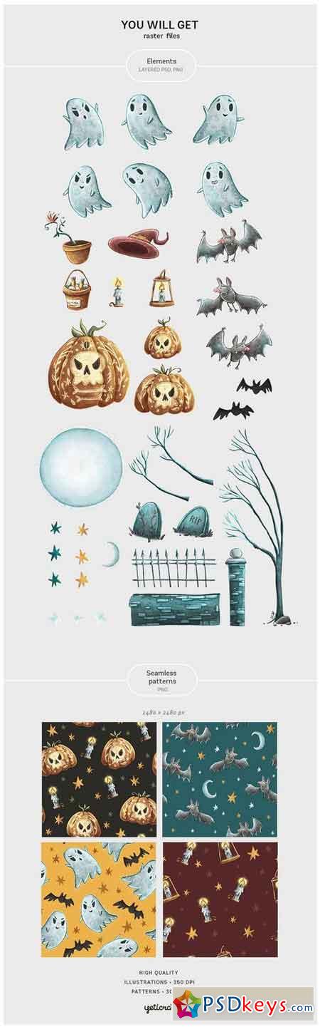 Spooky Night  Halloween set 1788457
