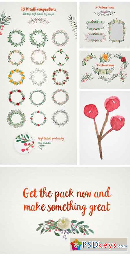 Christmas Watercolour Designs 2131622