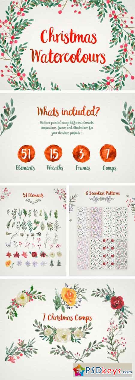 Christmas Watercolour Designs 2131622