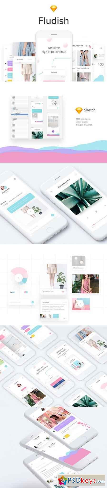 Fluent  Fluent iOS UI Kit 1788165