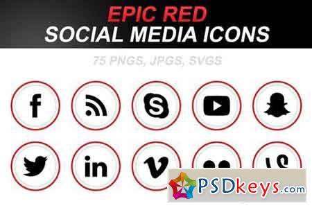 EPIC Social Media Icons 1808927