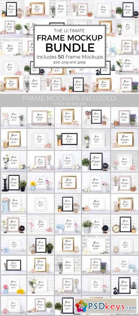 Ultimate Frame Mockup Bundle 2070563