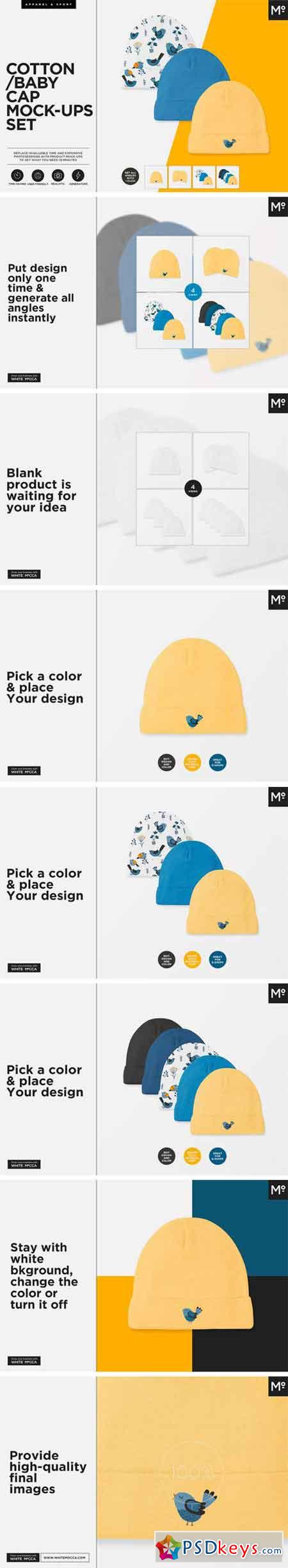 Download Cotton Baby Cap Mock-ups Generator 2099711 » Free Download ...