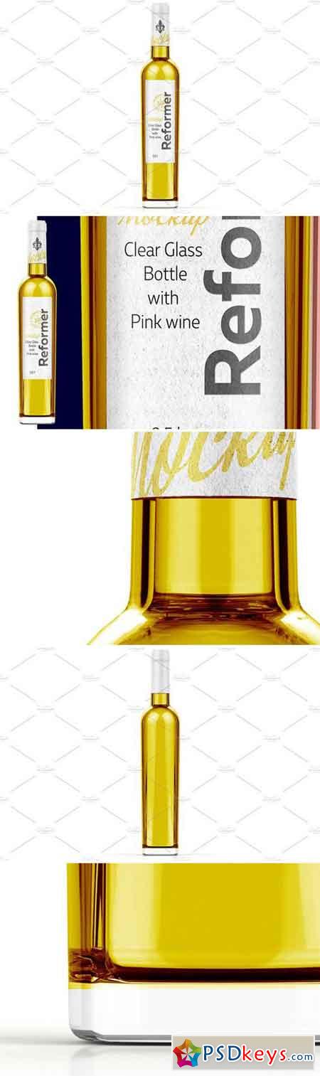 Download Glass Bottle with White wine Mockup 2120644 » Free Download Photoshop Vector Stock image Via ...