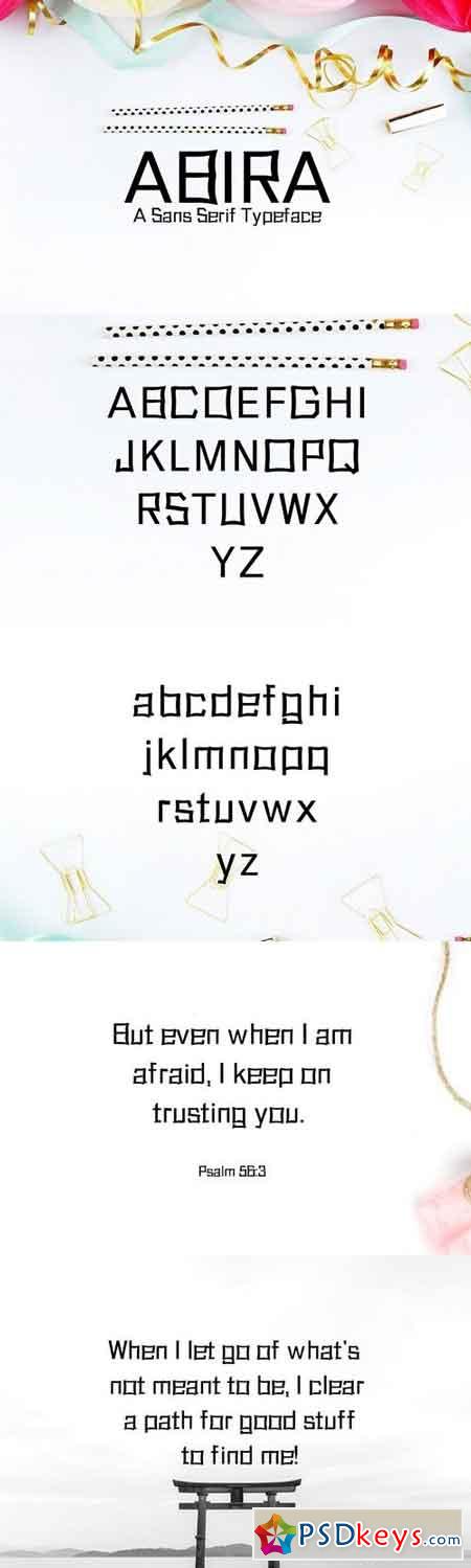 Abira Sans Serif 6 Font Family Pack 1476878