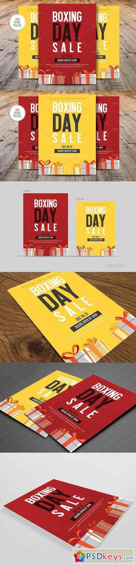 Boxing Day Sale Flyer Template 2062850
