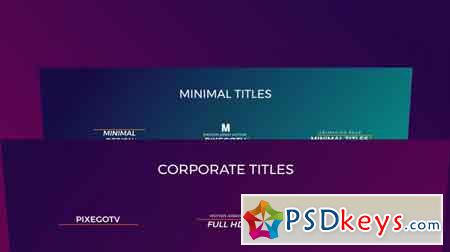 30 Motion Titles Pack 57587 - After Effects Projects