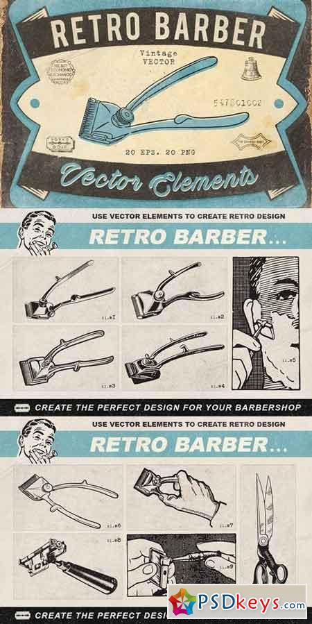 Retro Barber Pack 1658042